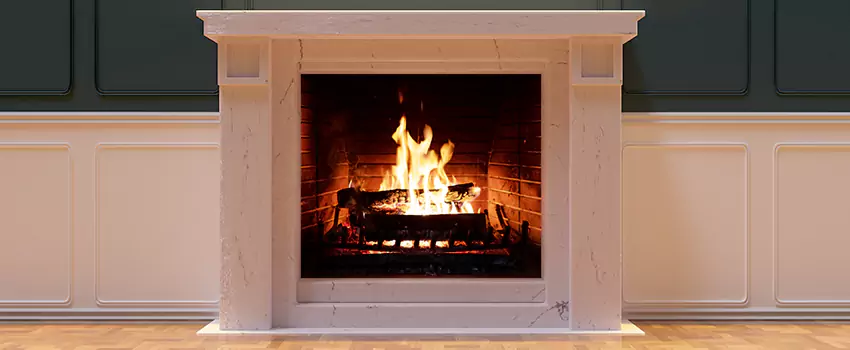 Decorative Electric Fireplace Installation in Sarasota, Florida