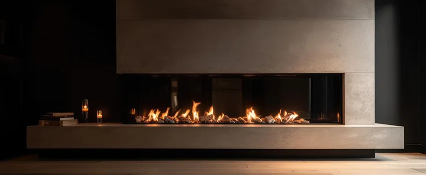 Gas Fireplace Ember Bed Design Services in Sarasota, Florida