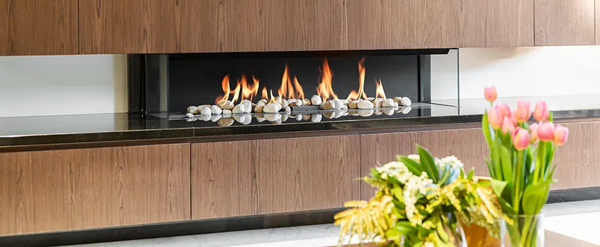Double-height Fireplace Design Refurbishment in Sarasota, Florida